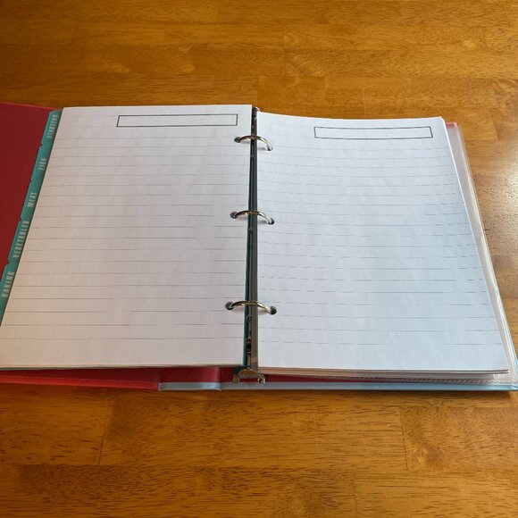 Blank recipe book - Picture 11 of 13